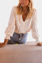 Emery | Blusa de Encaje de Crochet