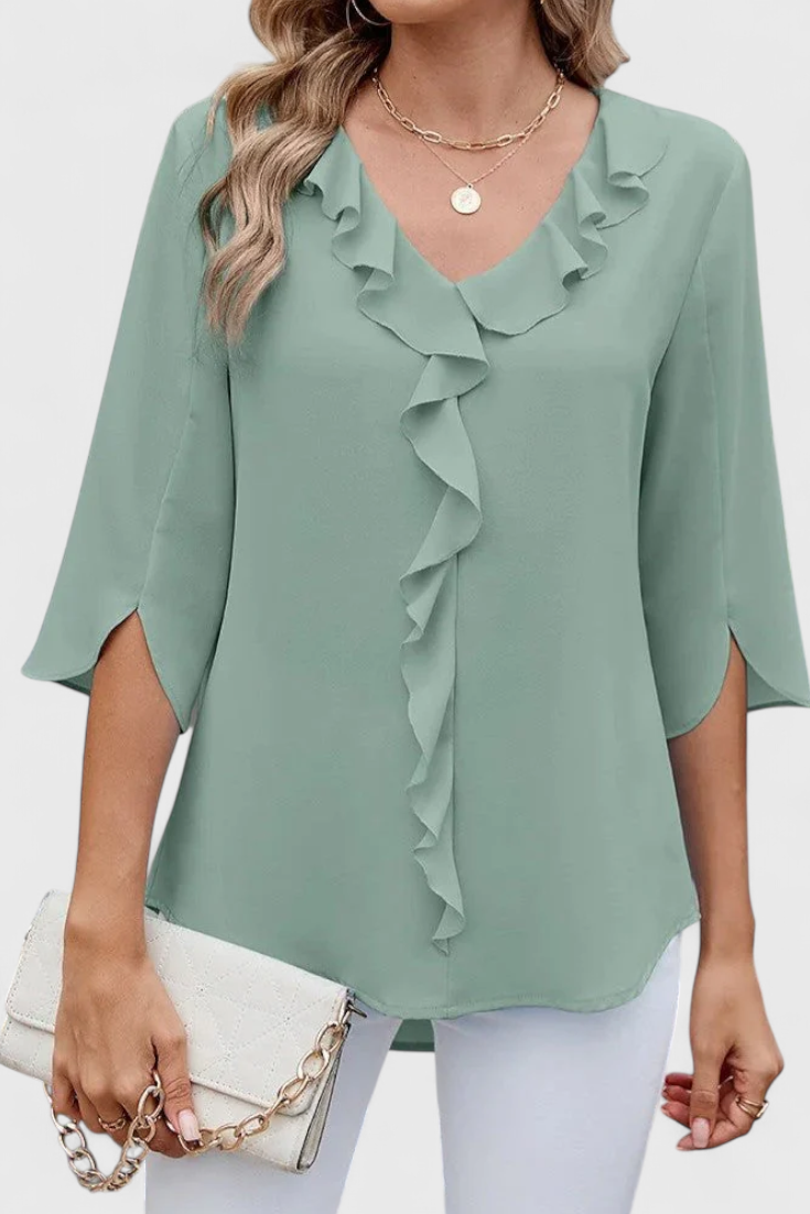 Annemiek | Blusa Casual con Corte Suelto y Estilo Sofisticado